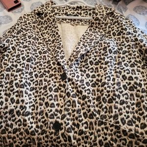Cheetah 3 quarter jacket bnwt